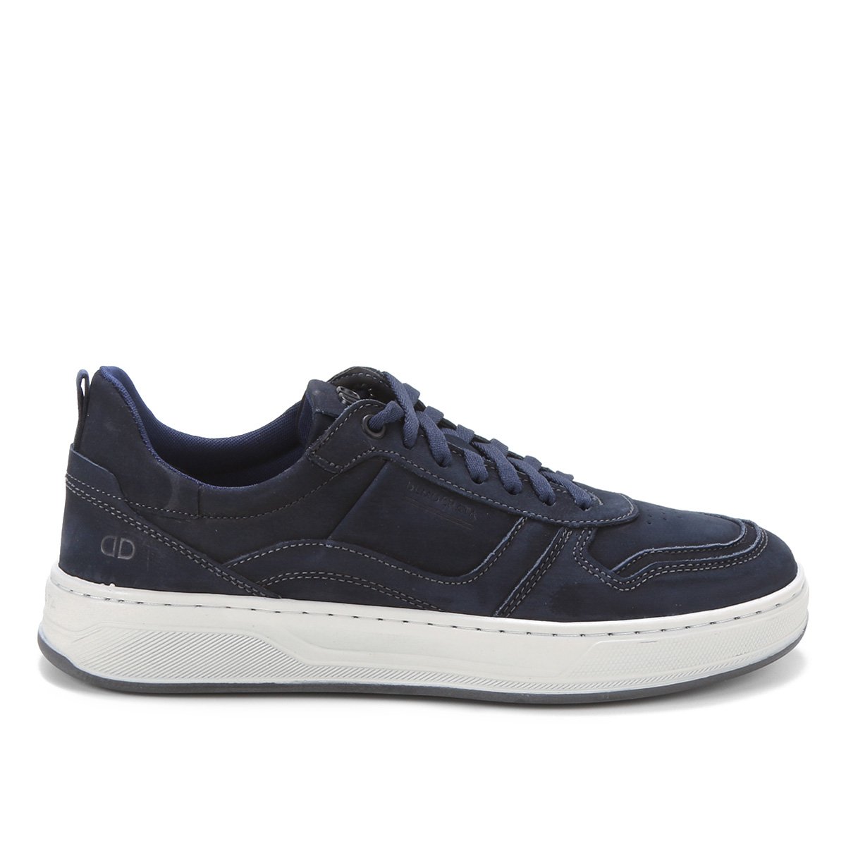 Sapatênis Couro Democrata Denim Bold Masculino - Marinho Menor preço em Sapatênis Couro Democrata Denim Bold Masculino - Marinho