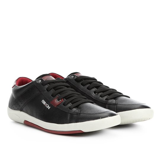 Sapatênis Couro Ferracini Infinity Masculino - Preto