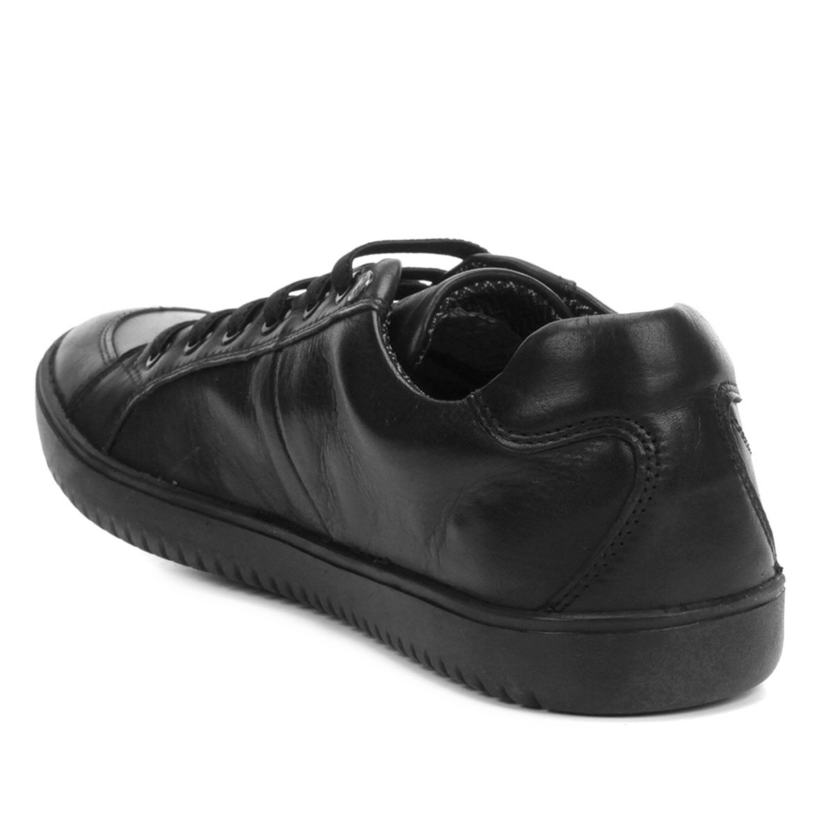 Sapatênis Couro Ferracini Lunar Plus Masculino - Preto | Zattini