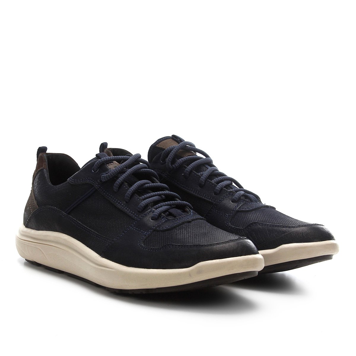 Sapatênis Couro Ferricelli Stonic Masculino - Marinho | Zattini