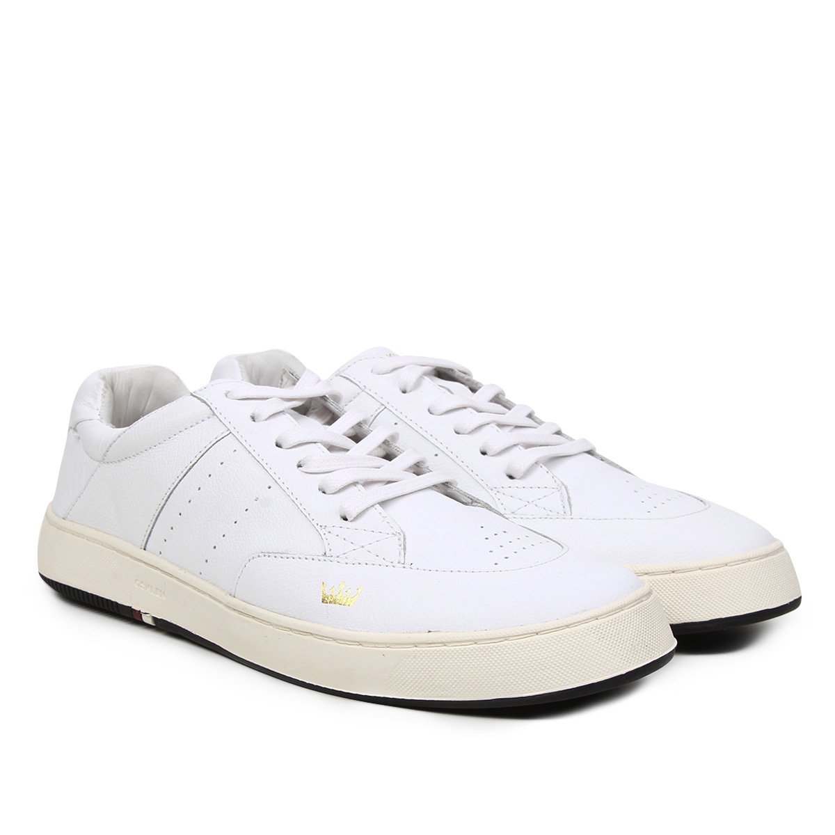 Sapatênis Couro Osklen Soho Masculino - Branco Menor preço em Sapatênis Couro Osklen Soho Masculino - Branco