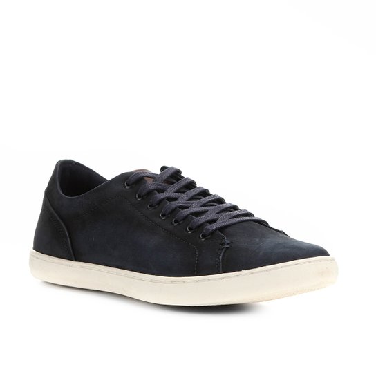 Sapatênis Couro Shoestock Street Masculino - Azul