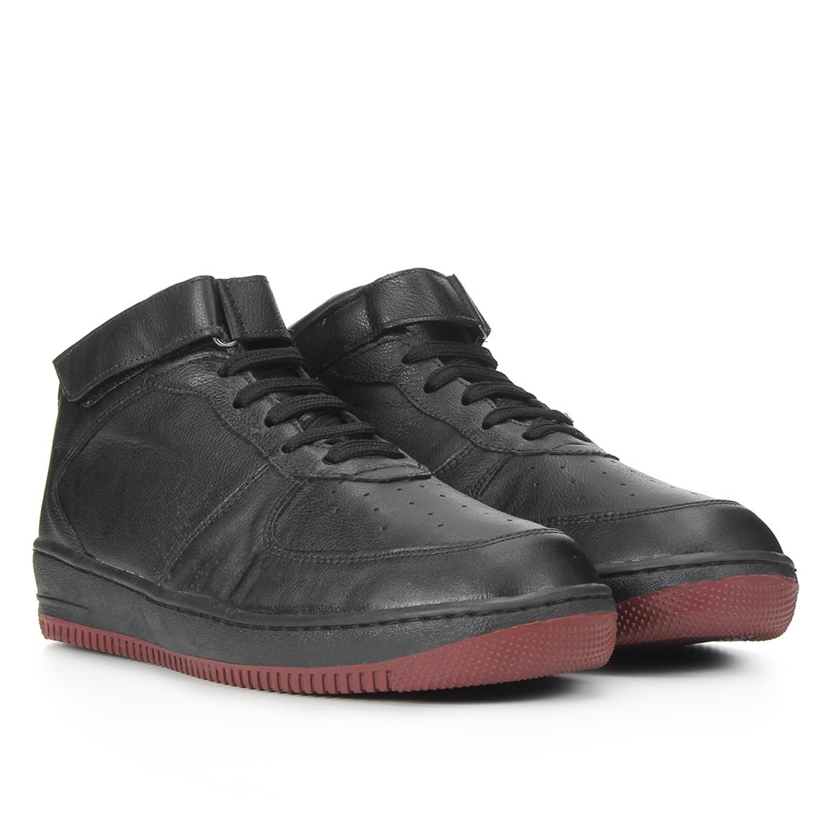 Sapatênis Couro Walkabout Cano Médio W Masculino - Preto Menor preço em Sapatênis Couro Walkabout Cano Médio W Masculino - Preto