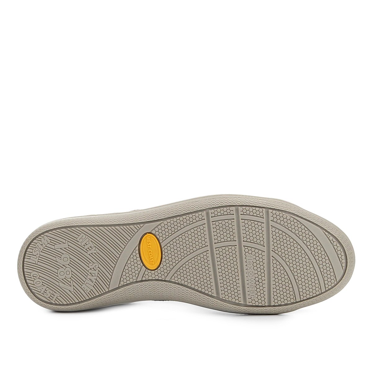 sapatênis couro west coast alternative cadarço de elástico masculino