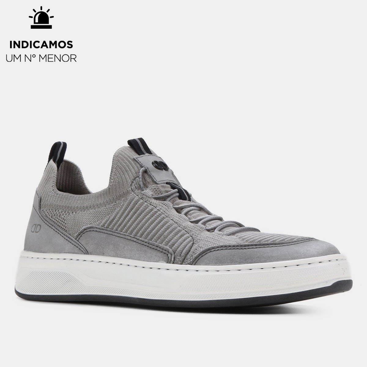 Sapatênis Democrata Denim Bold Masculino - Cinza | Zattini