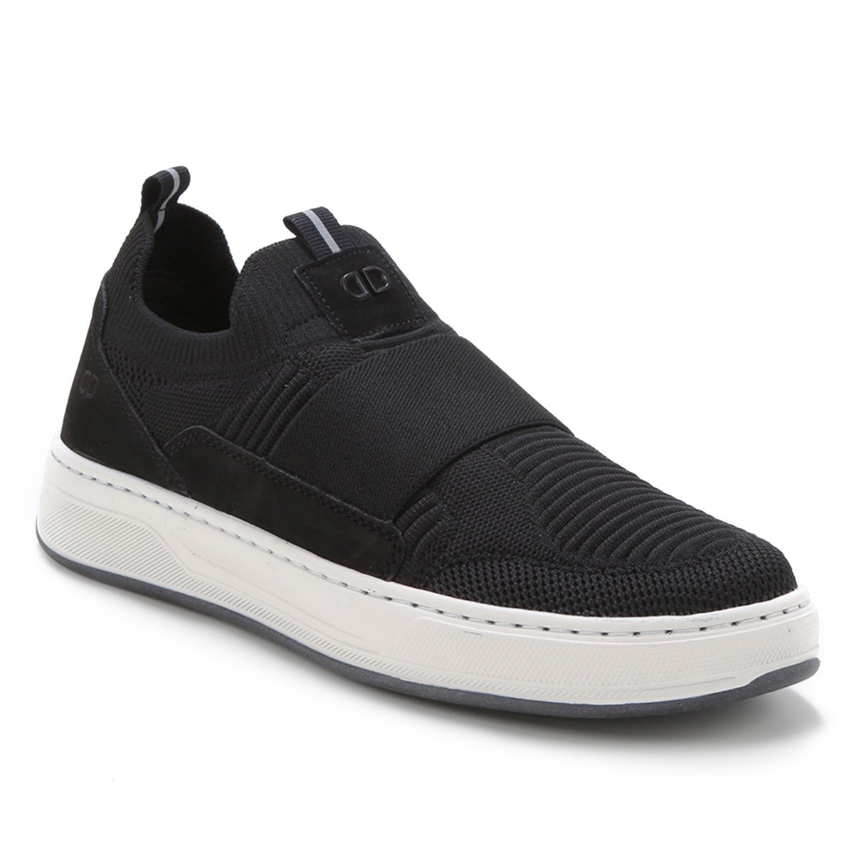 Sapatênis Denim Democrata Sem Cadarço Masculino - Preto | Zattini