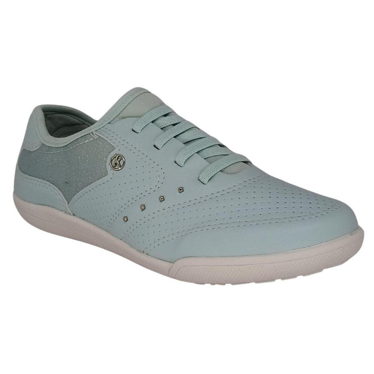 Sapatênis Feminino Kolosh Tênis Casual - Azul Claro Menor preço em Sapatênis Feminino Kolosh Tênis Casual - Azul Claro