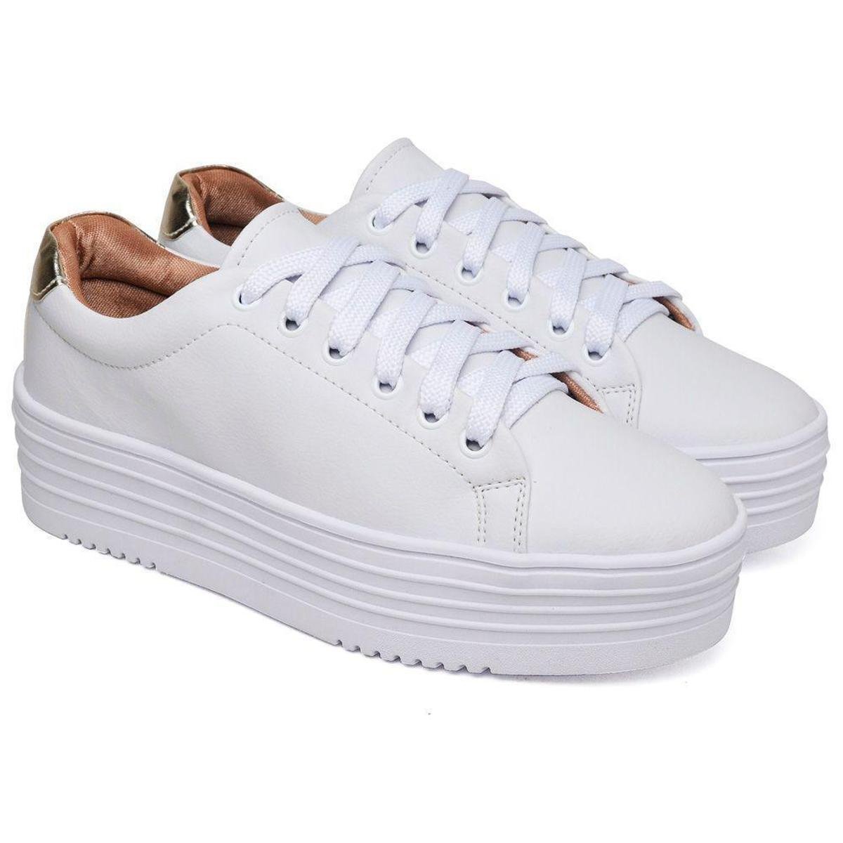 Tênis Feminino Tenis Flatform Salto Corda Sapatos Tenis Plataforma