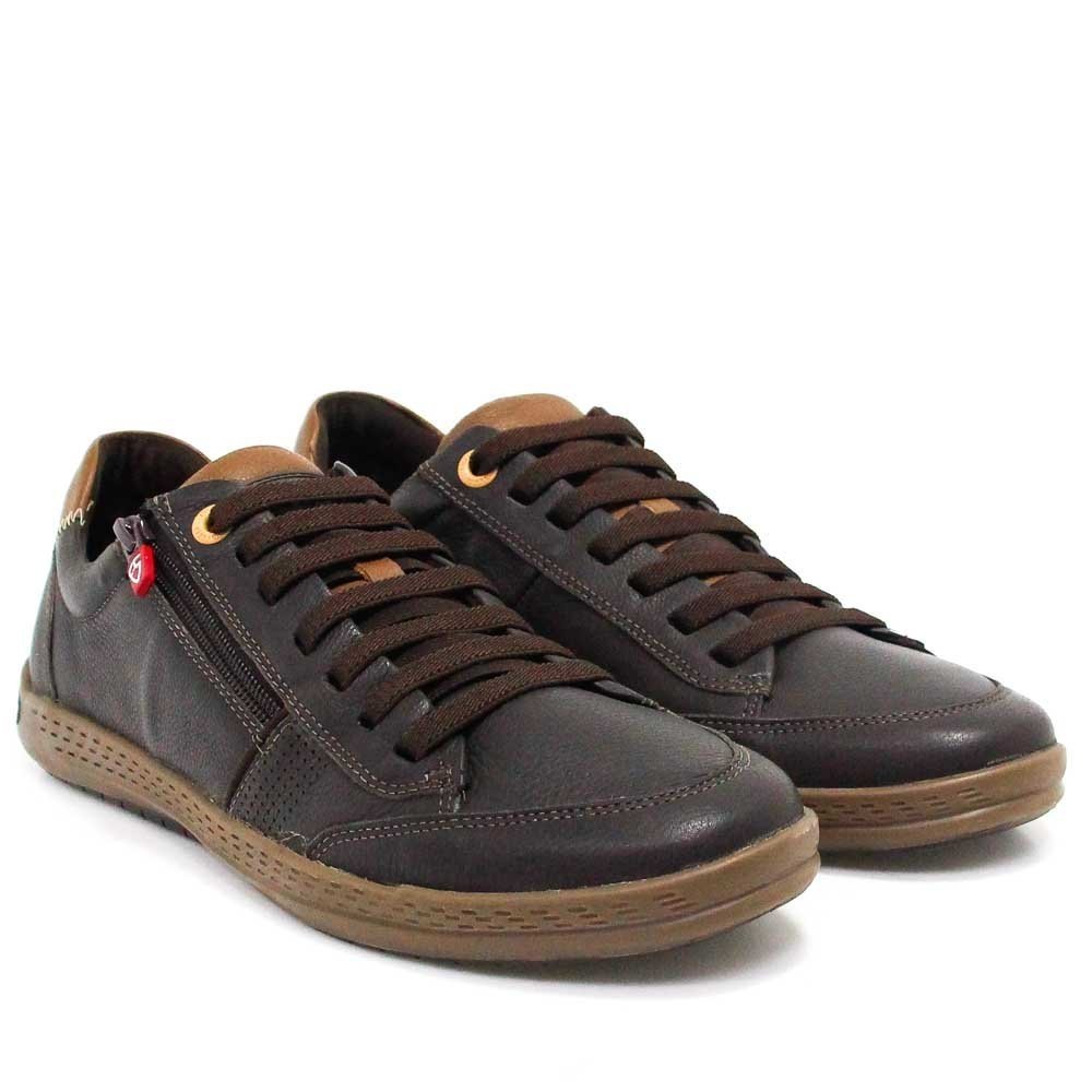 sapatenis ferracini com ziper