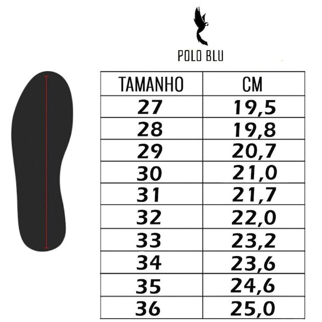 Sapatênis Infantil Masculino Polo Blu Tênis Calçado Criança
