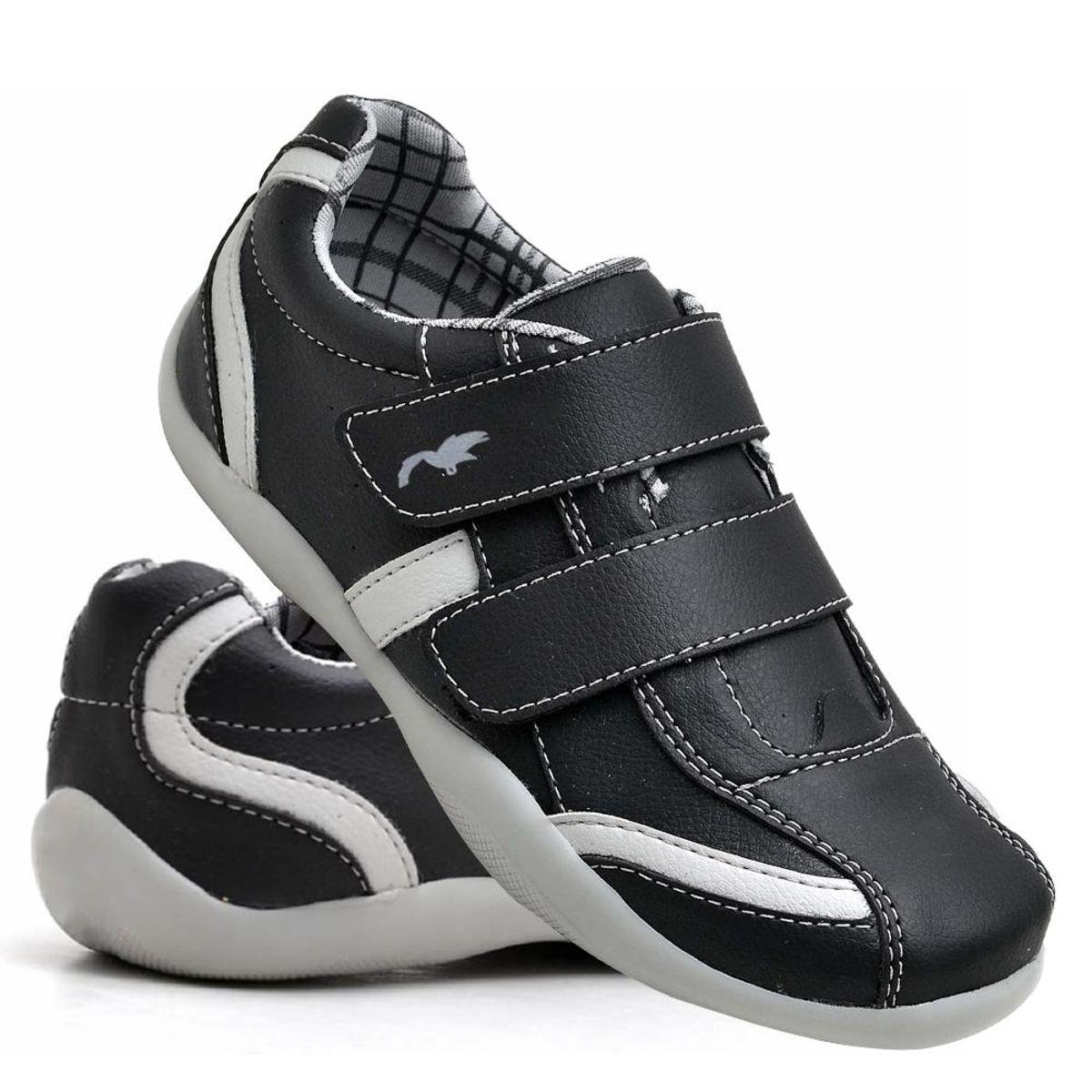 Sapatênis Infantil Menino Casual Polo Blu Conforto - Preto Menor preço em Sapatênis Infantil Menino Casual Polo Blu Conforto - Preto