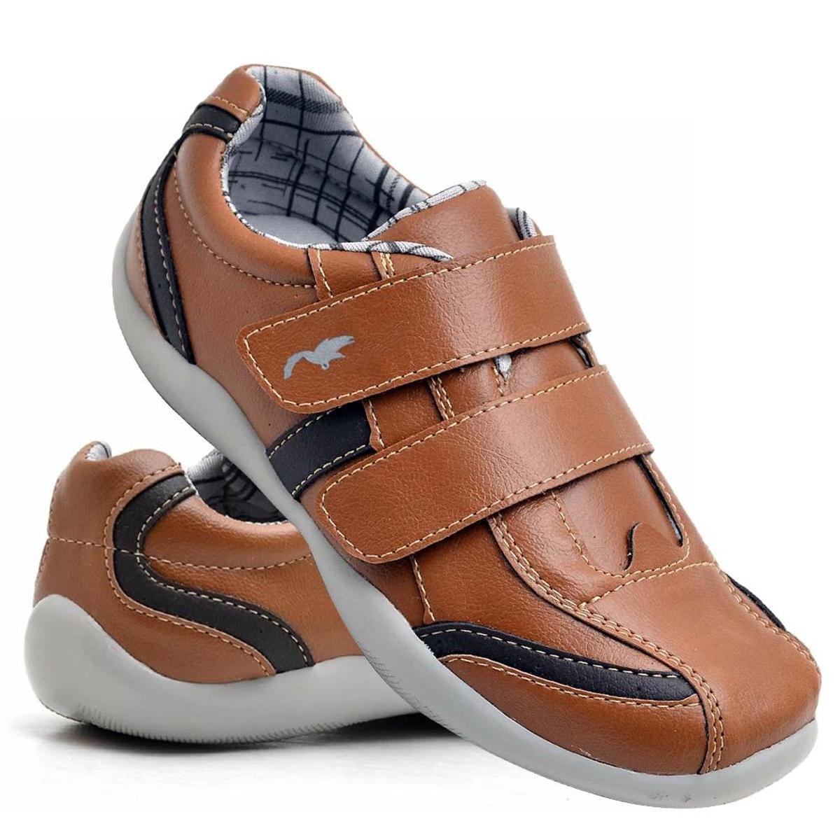 Sapatênis Infantil Menino Casual Polo Blu Conforto - Caramelo | Zattini