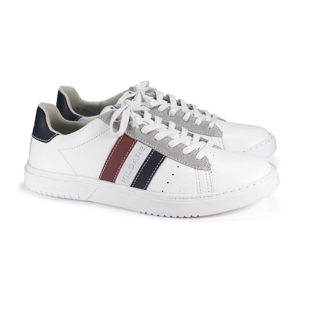 Sapatênis KILDARE Soho Masculino Couro Casual Conforto - Branco | Zattini