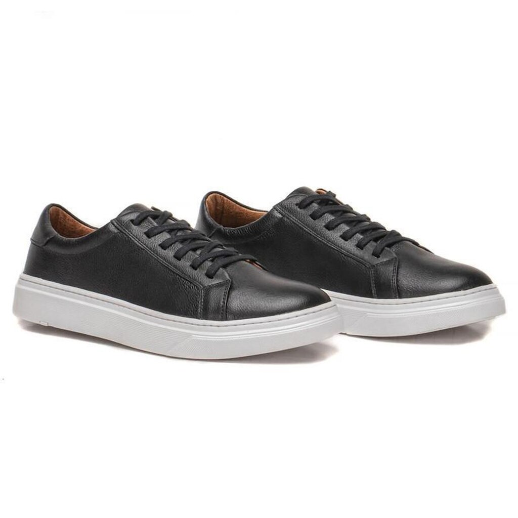 Sapatênis Masculino Branco Polo Couro Legitimo Tênis Casual