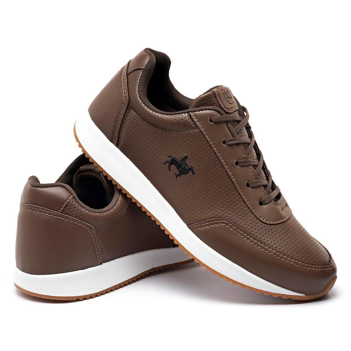 Sapatenis Masculino Branco Tênis Casual Polo Vili para Dia a Dia Menor preço em Sapatenis Masculino Branco Tênis Casual Polo Vili para Dia a Dia