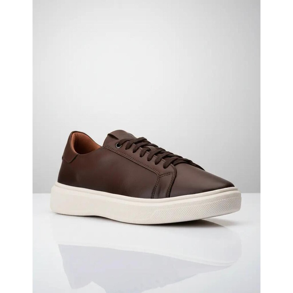 Sapatênis Masculino Casual Básico Tênis Sola Reta Skatista Skate Marrom Café Street Streetwear