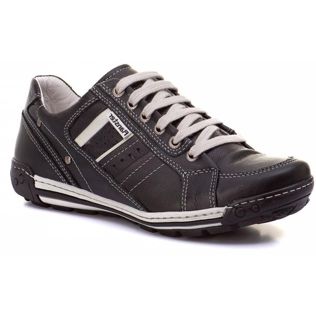 Sapatênis Masculino Casual Conforto Em Couro Legítimo Macio Cadarço Cano Baixo Premium