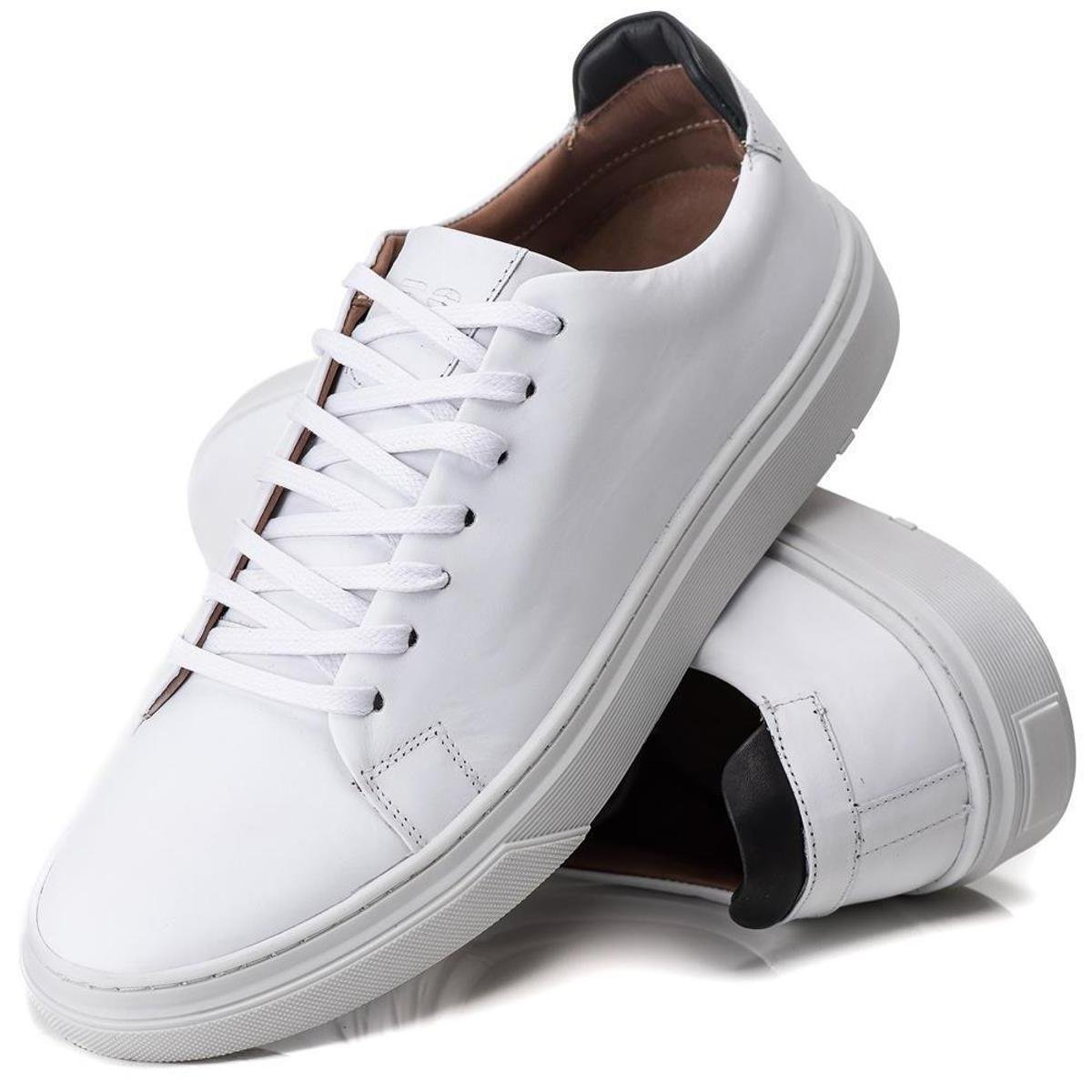 Sapatenis Masculino Casual Couro - Branco | Zattini