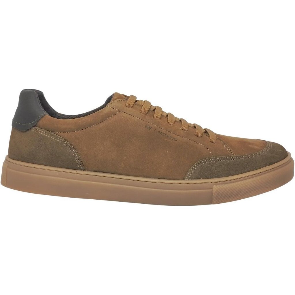 Sapatênis Masculino Casual Dia a Dia Passeio Trabalho em Couro Camurça Conforto Free Way Box04