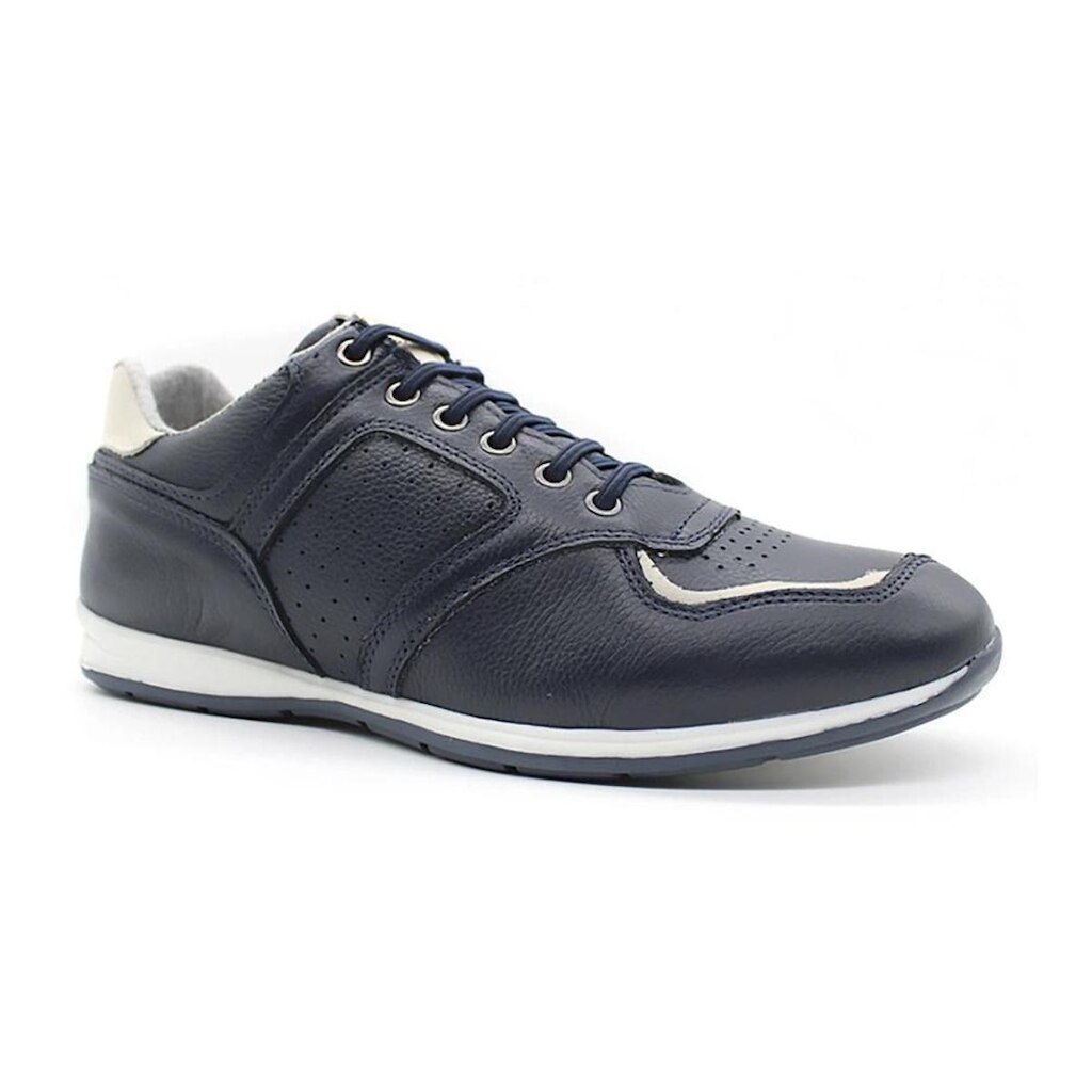 Sapatenis Masculino Casual em Couro com Elástico NE-5695