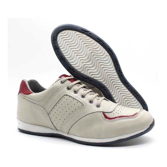Sapatenis Masculino Casual em Couro com Elástico NE-5695