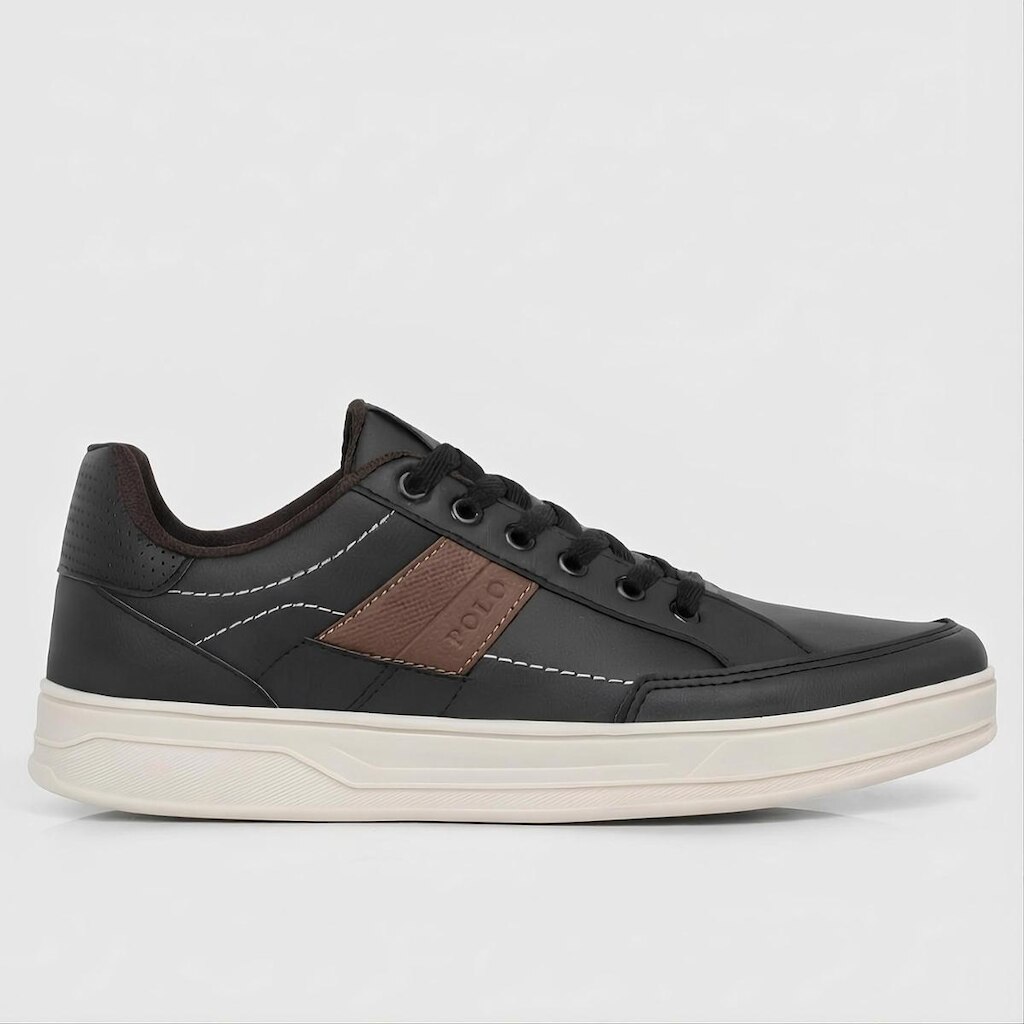 Sapatênis Masculino Casual Tênis Com Cadarço Court Sneaker Confortável Macio Dia a Dia