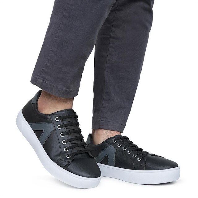 Sapatenis Masculino Com Ajuste Em Elástico Casual