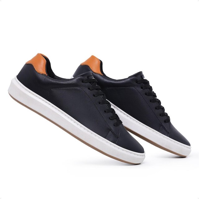 Sapatenis Masculino Couro Legitimo Tenis Casual Cadarco 300