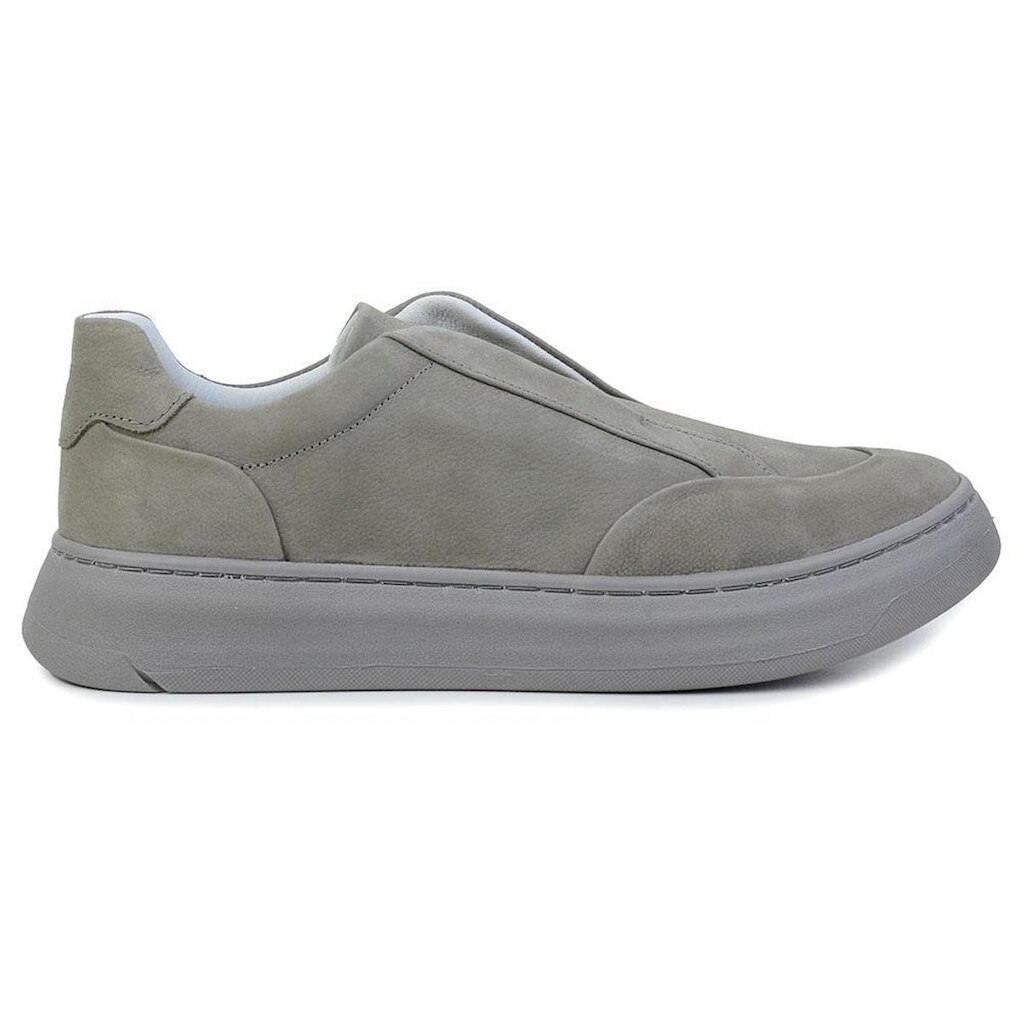 Sapatênis Masculino Docthos Couro Cinza - 674490