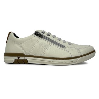 Sapatênis Masculino Pegada 119313 Casual Elástico Zíper Couro