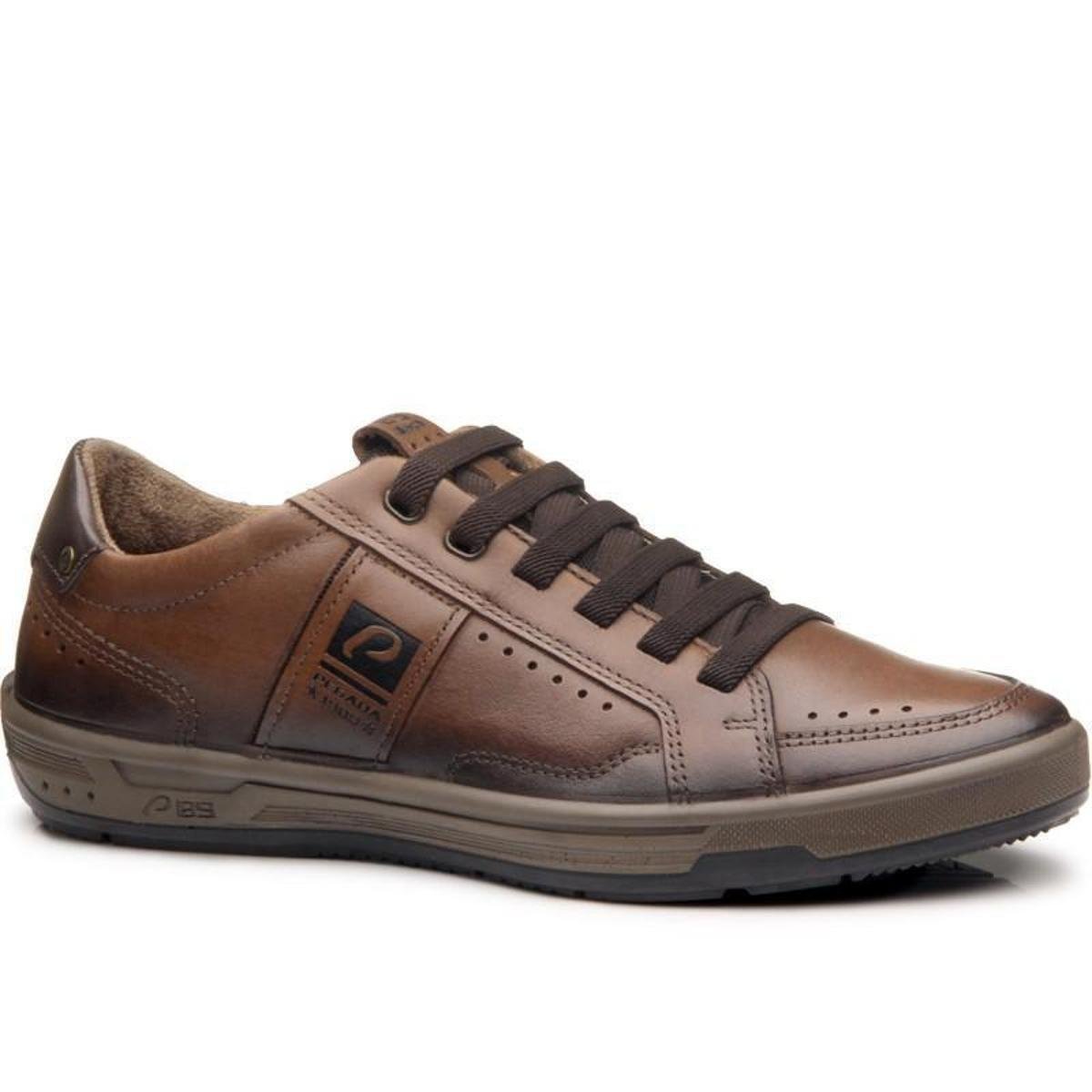 Sapatênis Masculino Pegada 119401 - Marrom Claro+Marrom Escuro Menor preço em Sapatênis Masculino Pegada 119401 - Marrom Claro+Marrom Escuro