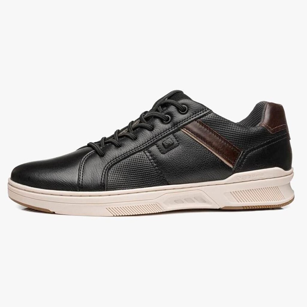 Sapatênis Masculino Pegada Design Moderno Couro Dia A Dia