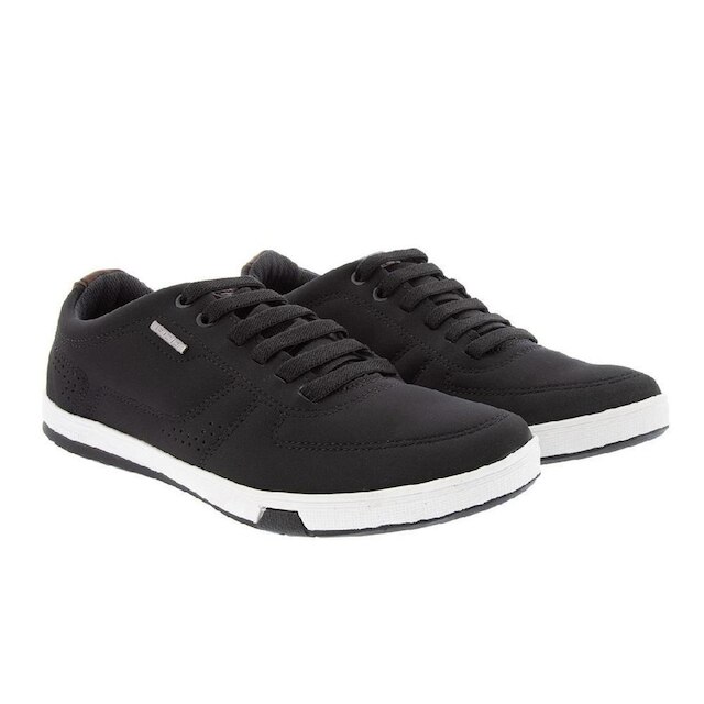 Sapatênis Masculino Pegada Microfibra Preto 170418-08