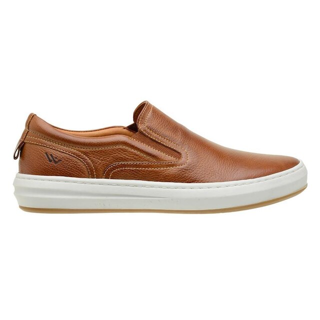 Sapatenis masculino Slip on tênis couro premium luxo