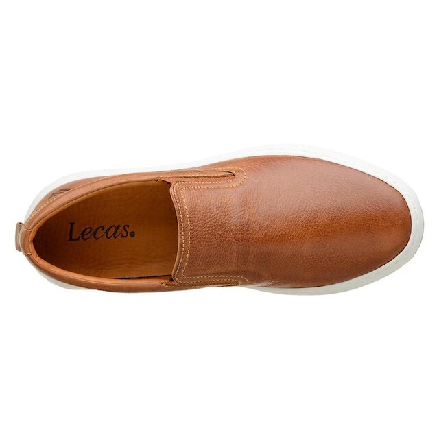 Sapatenis masculino Slip on tênis couro premium luxo