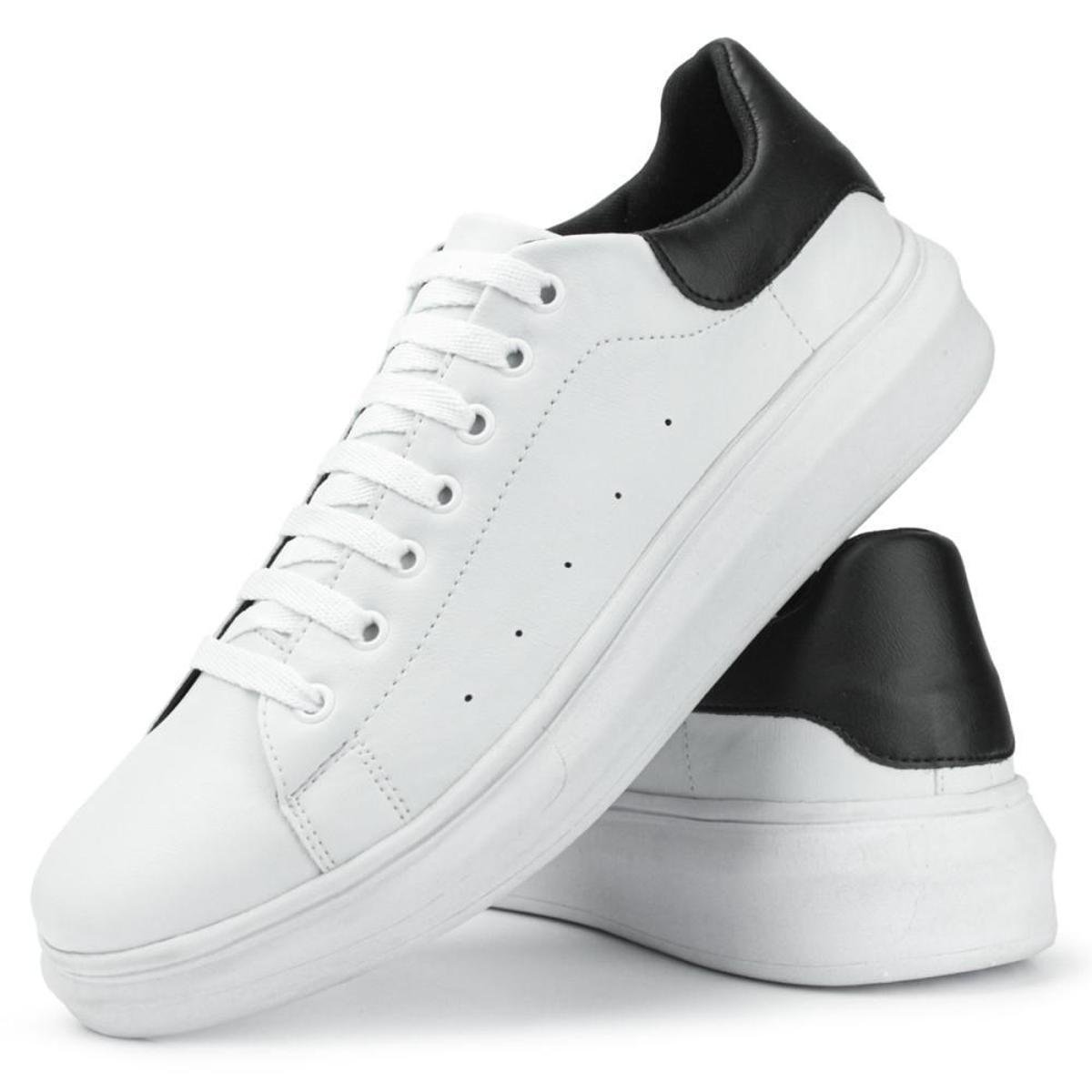 Sapatenis Masculino Tênis Casual Sola Borracha Cadarço e Bico Redondo Menor preço em Sapatenis Masculino Tênis Casual Sola Borracha Cadarço e Bico Redondo
