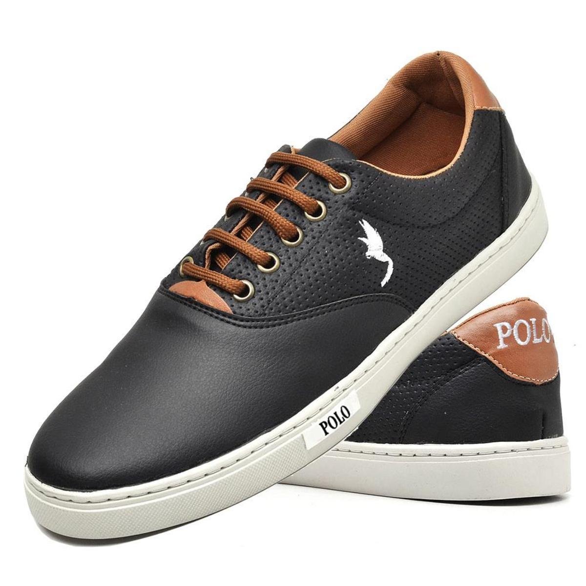 Sapatenis Masculino Tenis Polo Blu Conforto Casual Lindo Menor preço em Sapatenis Masculino Tenis Polo Blu Conforto Casual Lindo