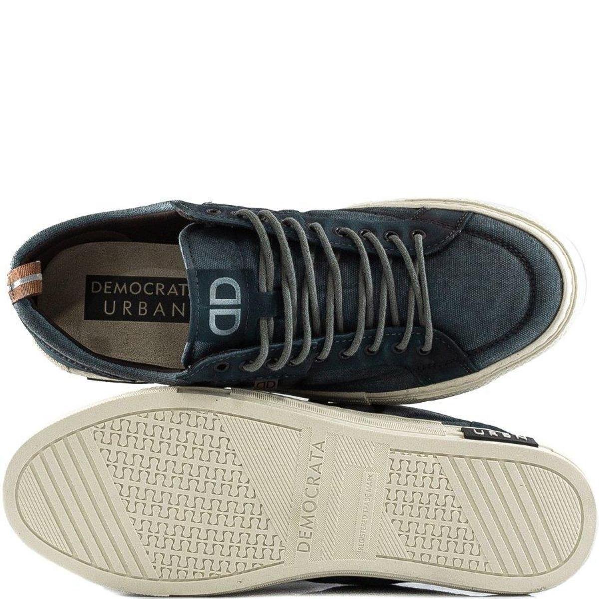 Sapatênis Masculino Urban Tune Jeans Democrata 209147 - Azul | Zattini
