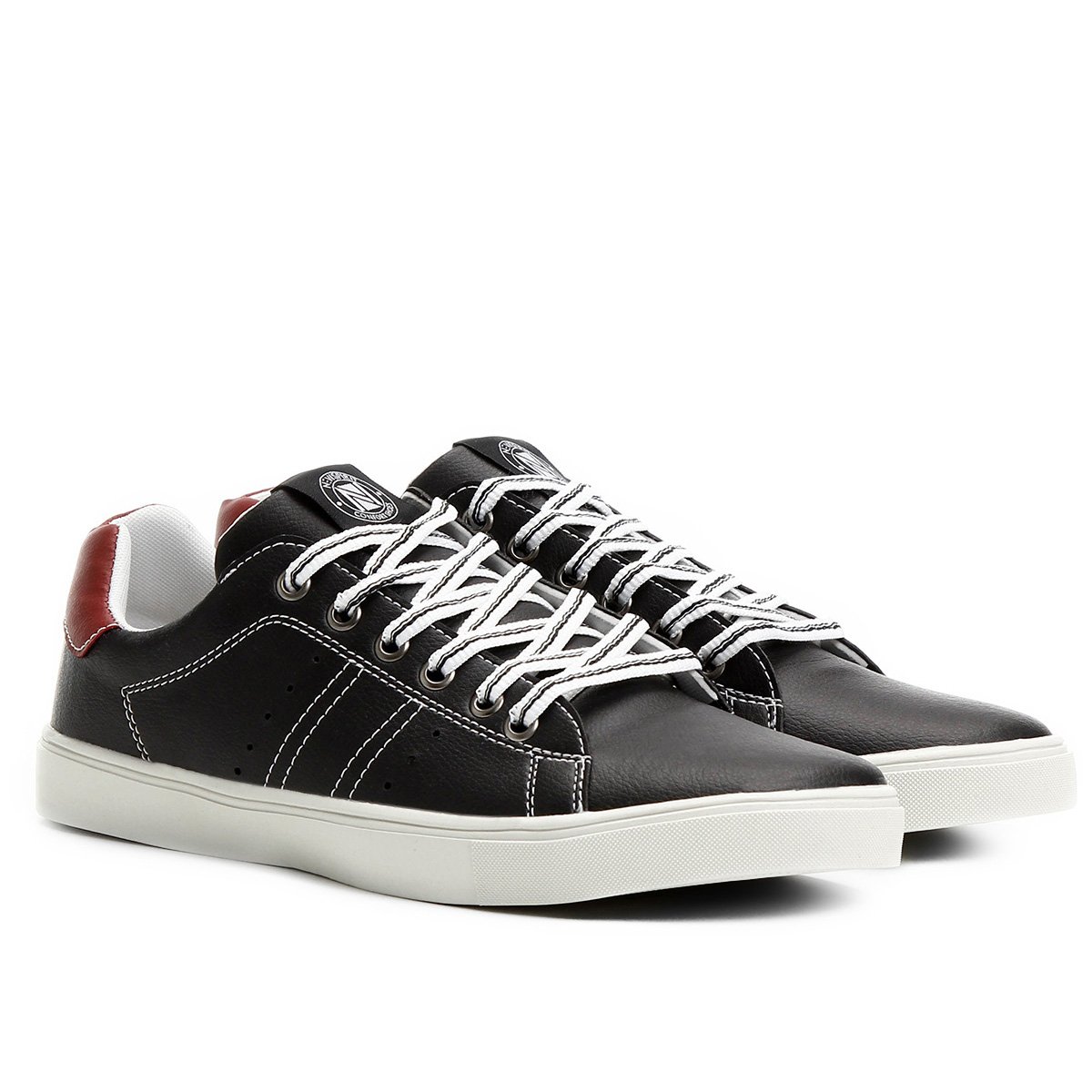 Sapatênis Newspirit Stone - Preto+Vinho é ruim? Sapatênis Newspirit Stone - Preto+Vinho é boa?