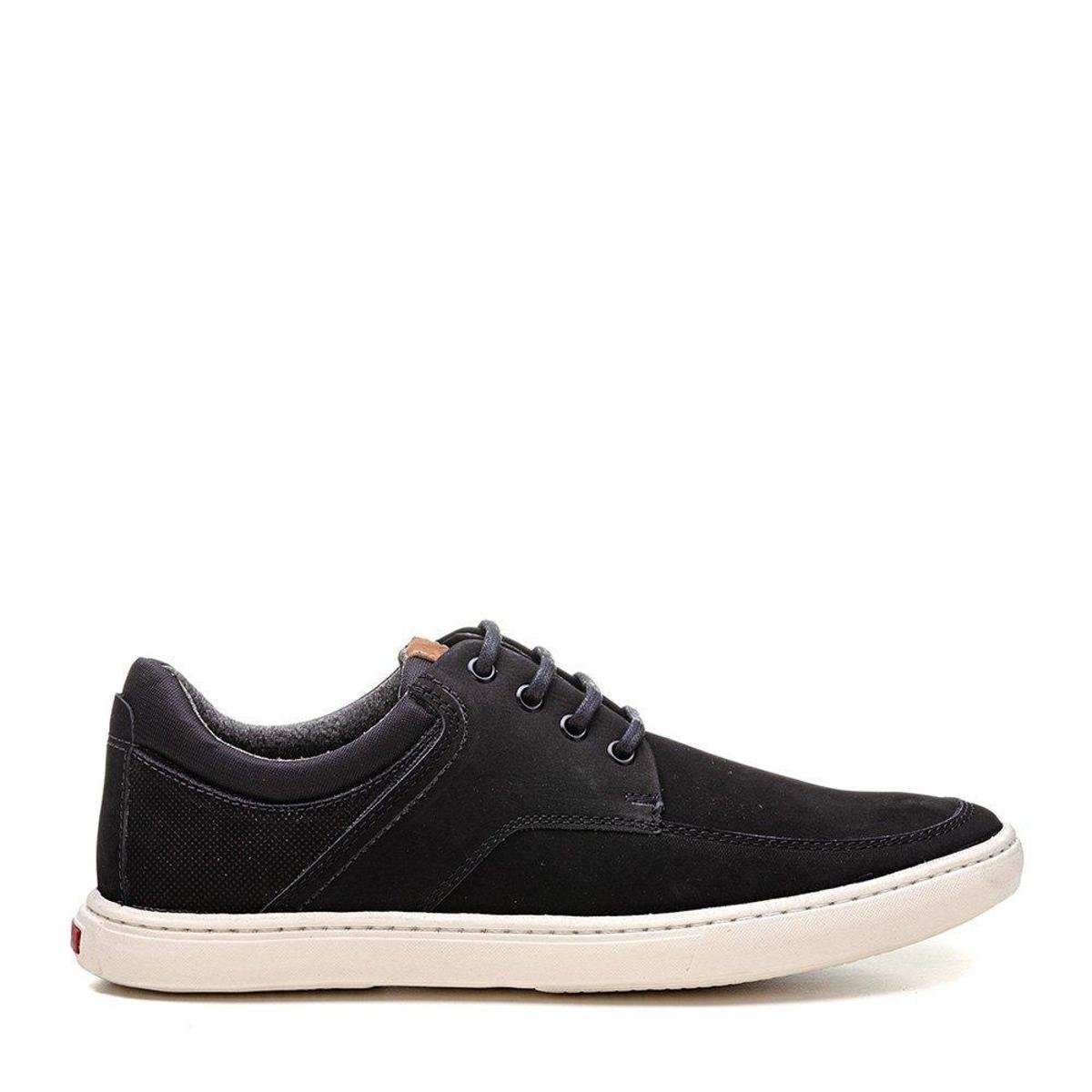 Sapatênis Mariner 28706 Camurça Preto | Alex Shoes