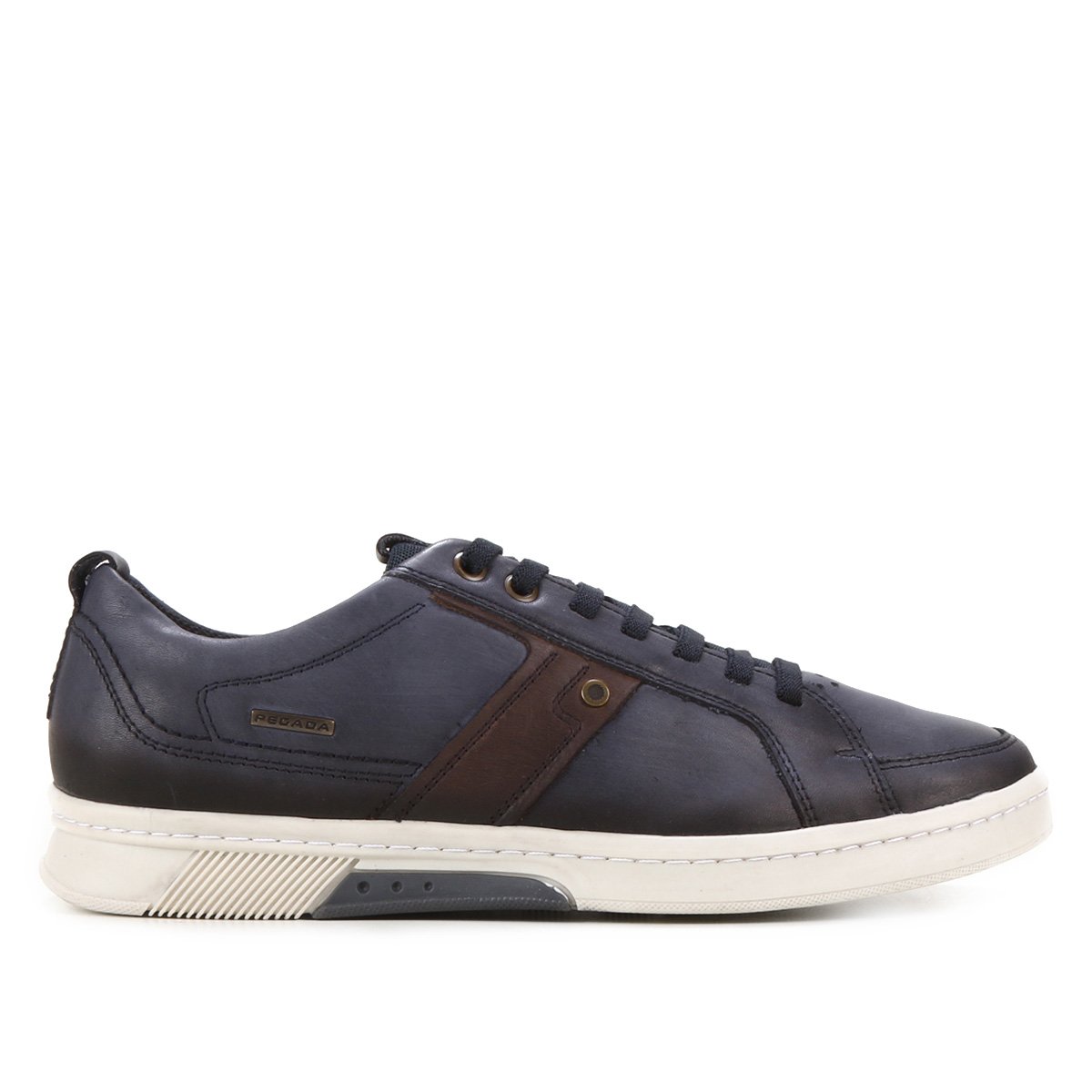 Sapatênis Pegada Casual Masculino - Azul Menor preço em Sapatênis Pegada Casual Masculino - Azul