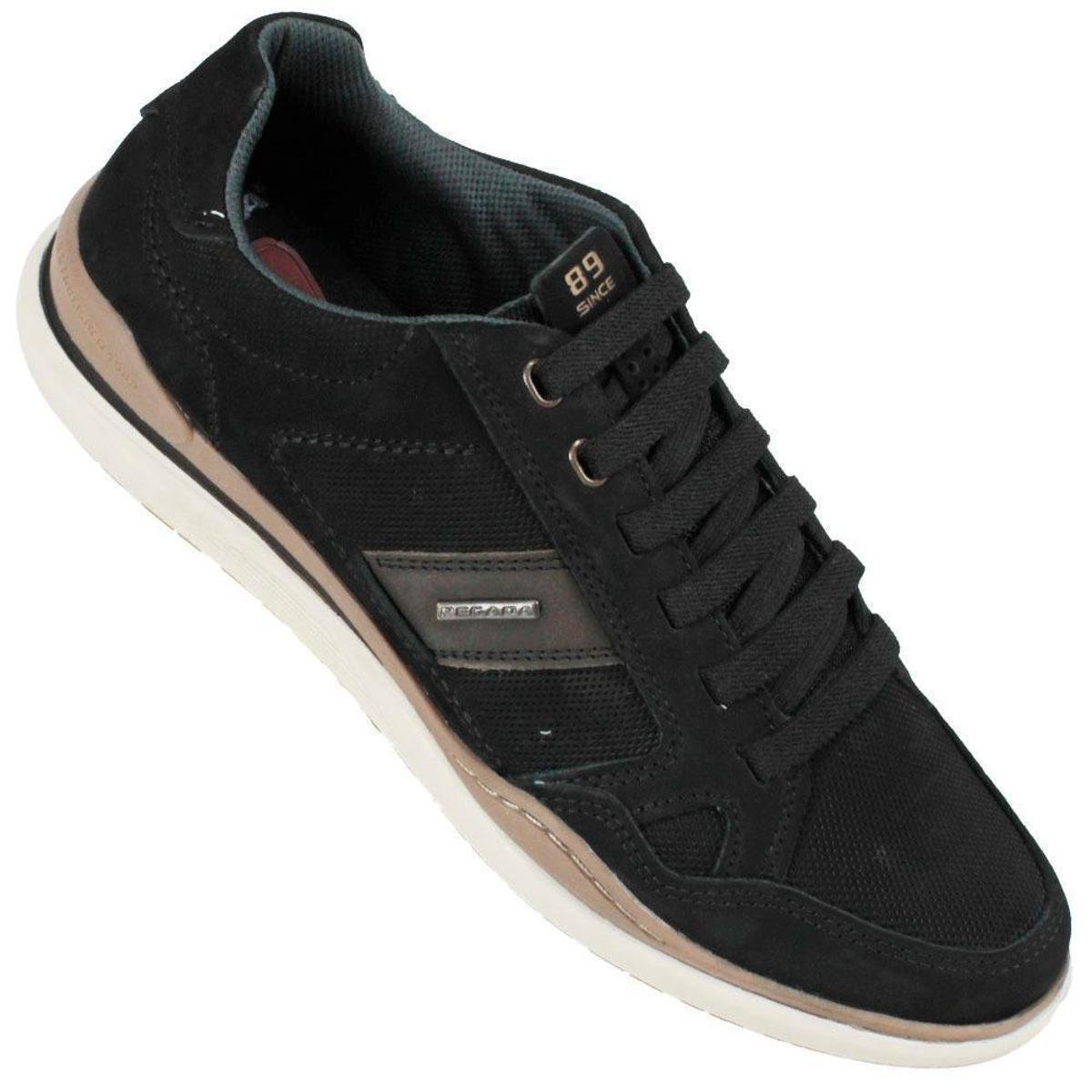 Sapatênis Pegada Nobuck Masculino - Preto | Zattini