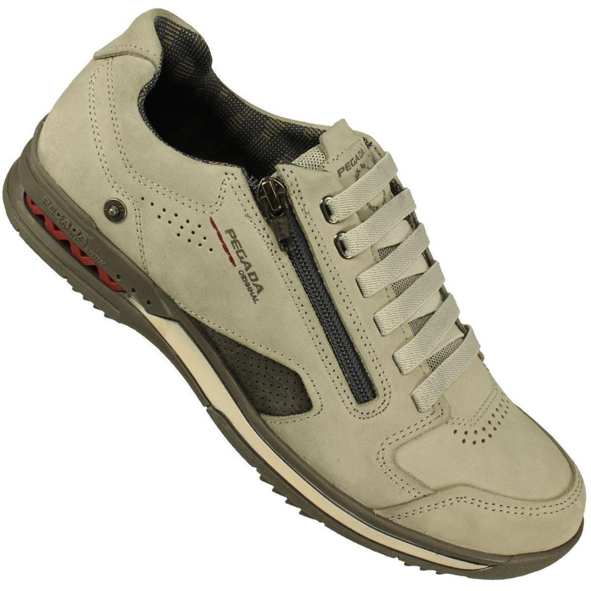 Sapatênis Pegada Soft Masculino - Off White Menor preço em Sapatênis Pegada Soft Masculino - Off White