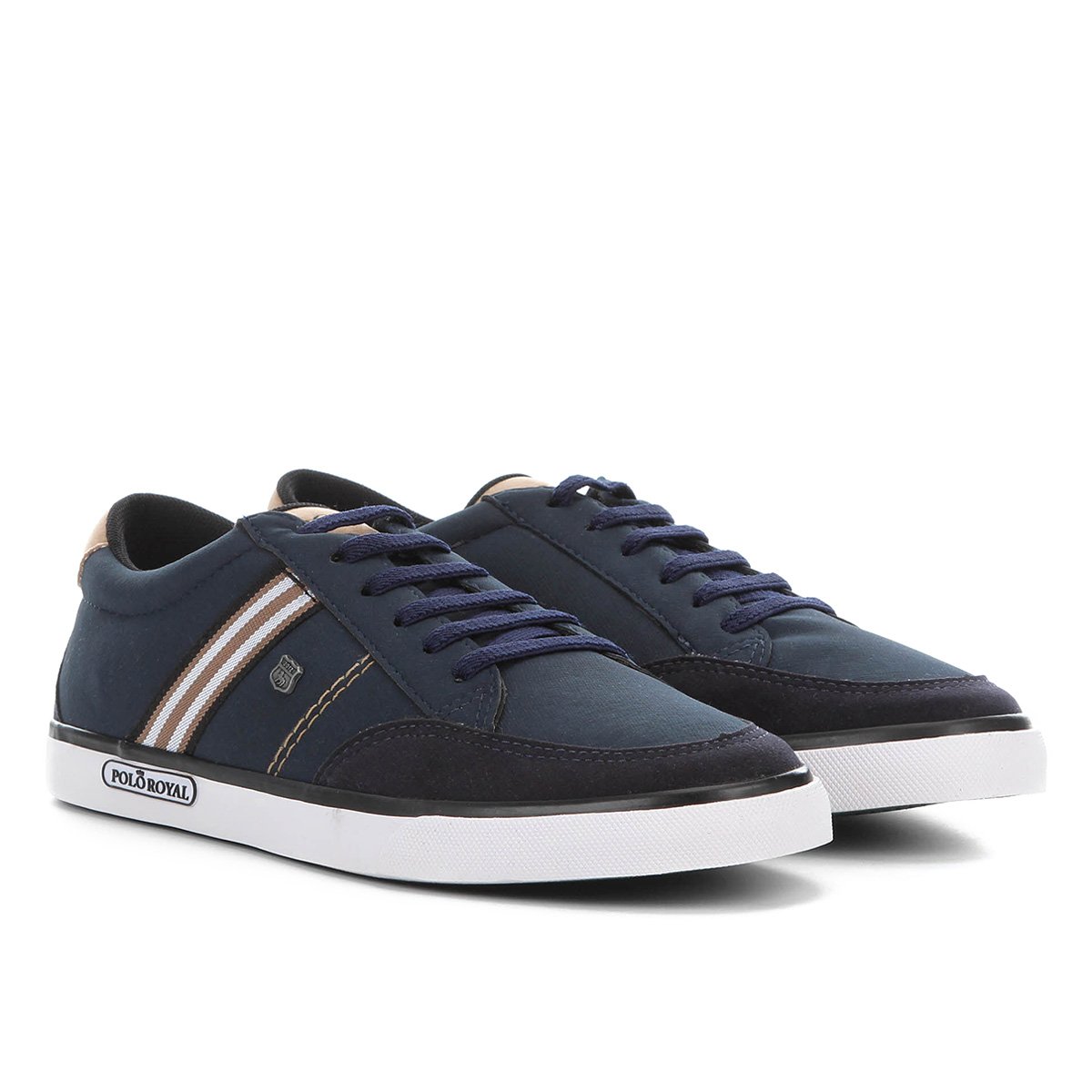 Sapatênis Polo Royal Corvete Masculino - Marinho Menor preço em Sapatênis Polo Royal Corvete Masculino - Marinho