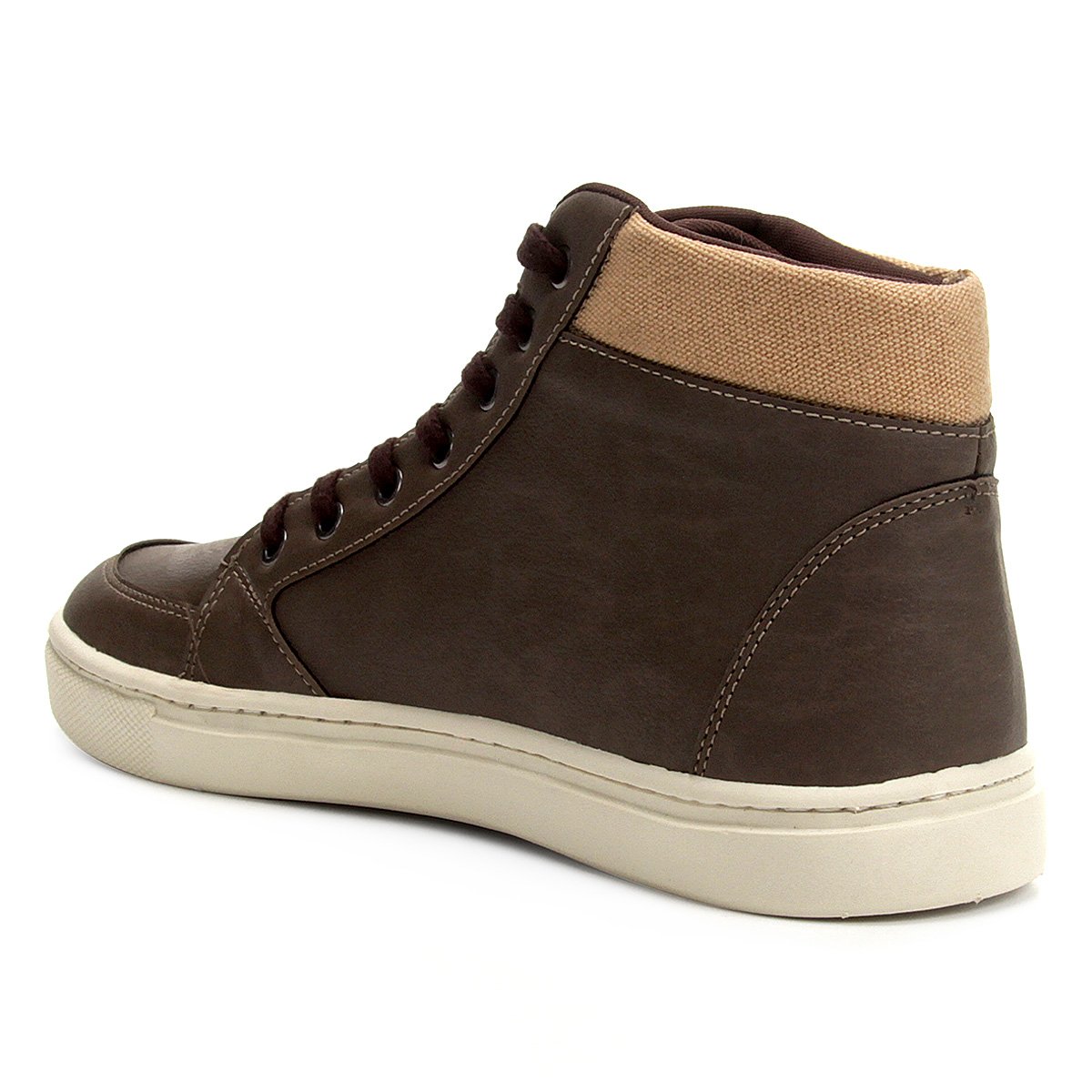 sapatênis polo up cano médio mustang masculino