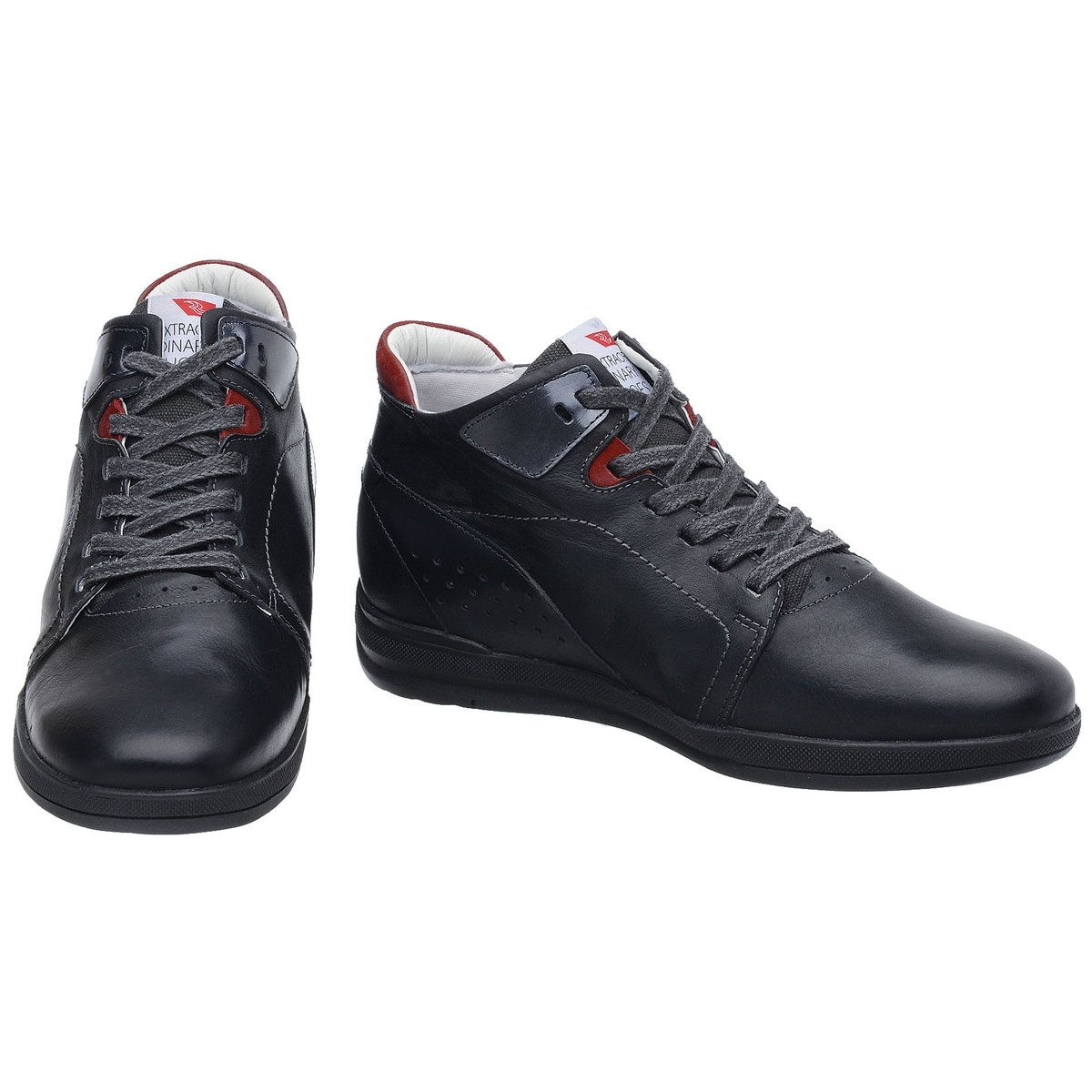 Sapatênis Rafarillo Linha Alth Você + Alto 7cm 4701 - Preto | Zattini
