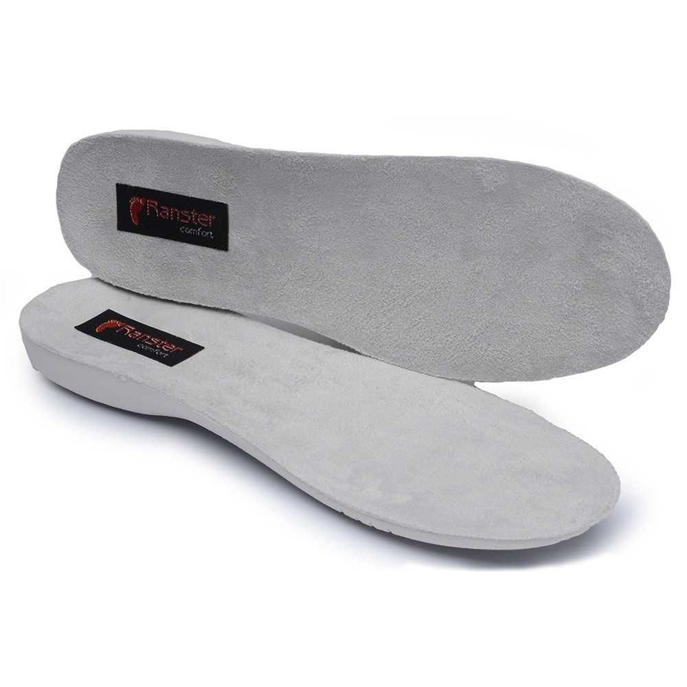 sapatênis masculino em couro gelo palmilha gel ranster