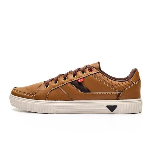 Sapatenis Rayon Casual Detalhe Pesponto Cabedal - R950