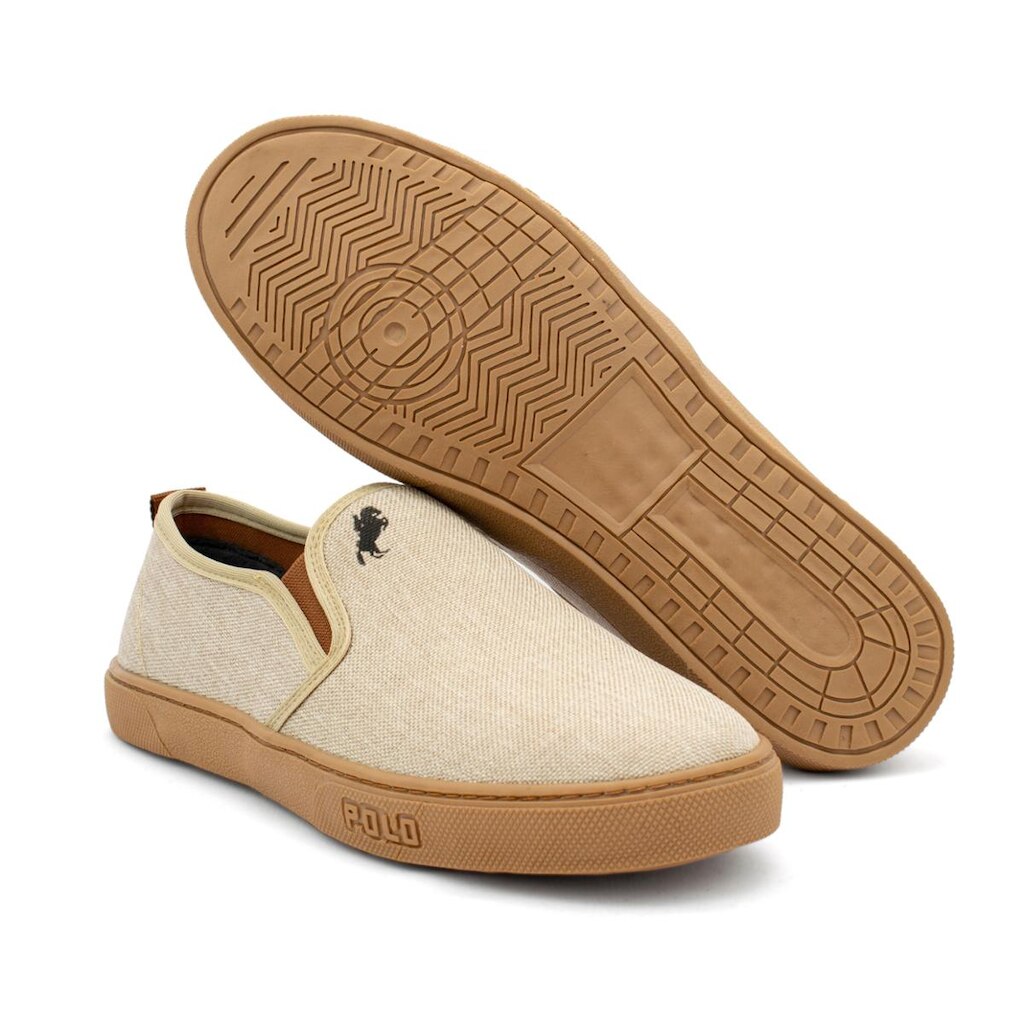 Sapatênis Sapato Polo Masculino Original Tecido Dia a dia com Elástico