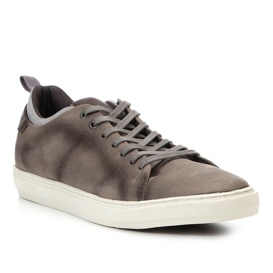 Sapatênis Shoestock Stoned Selaria Lona Masculino - Cinza